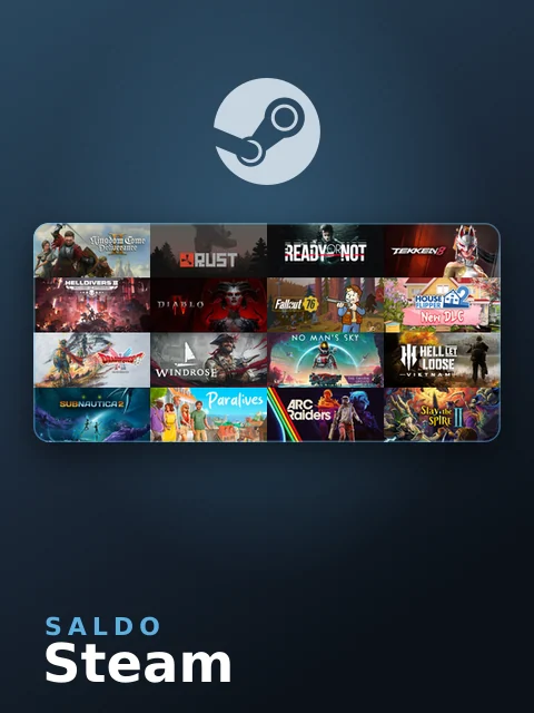 Tarjeta Steam / Steam Wallet — saldo al instante